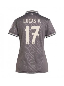 Billige Real Madrid Lucas Vazquez #17 Tredjedrakt Dame 2024-25 Kortermet